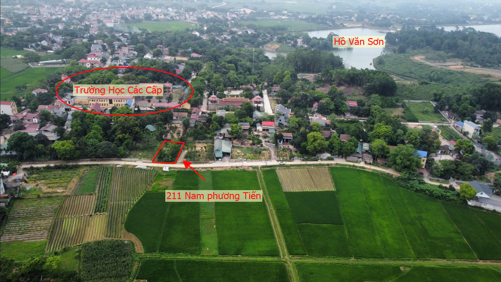 Hình ảnh Bán Thửa Đất 211m Tại Nam Phương Tiến Ô Tô Đỗ Tận Đất Sát Trục Chính Kinh Doanh Liên Xã 