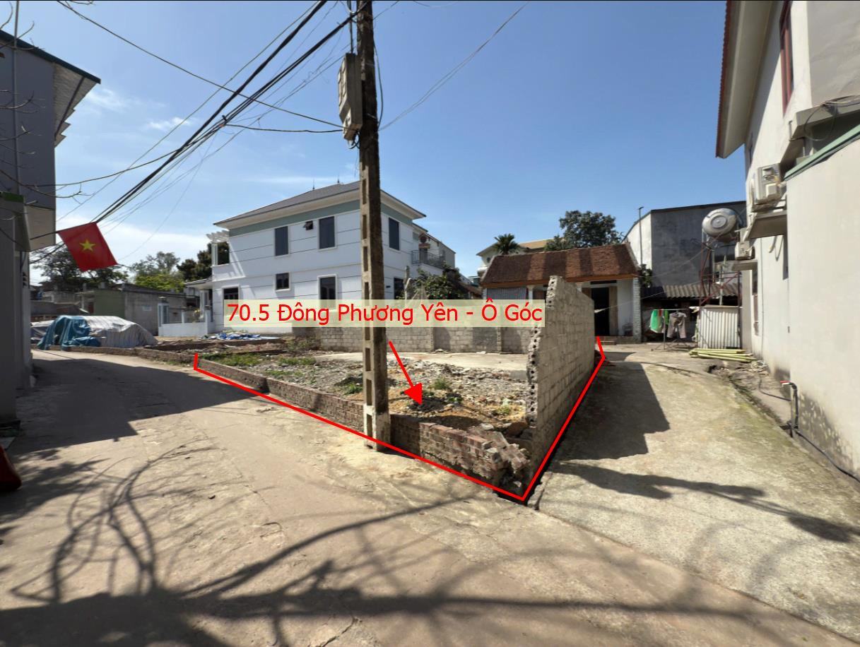 Hình ảnh Bán Lô Góc 2 Mặt Tiền Ô Tô Vào Tận Đất Gần Trục Chính Liên Xã Tại Đông Phương Yên Giá Chỉ Hơn Tỷ