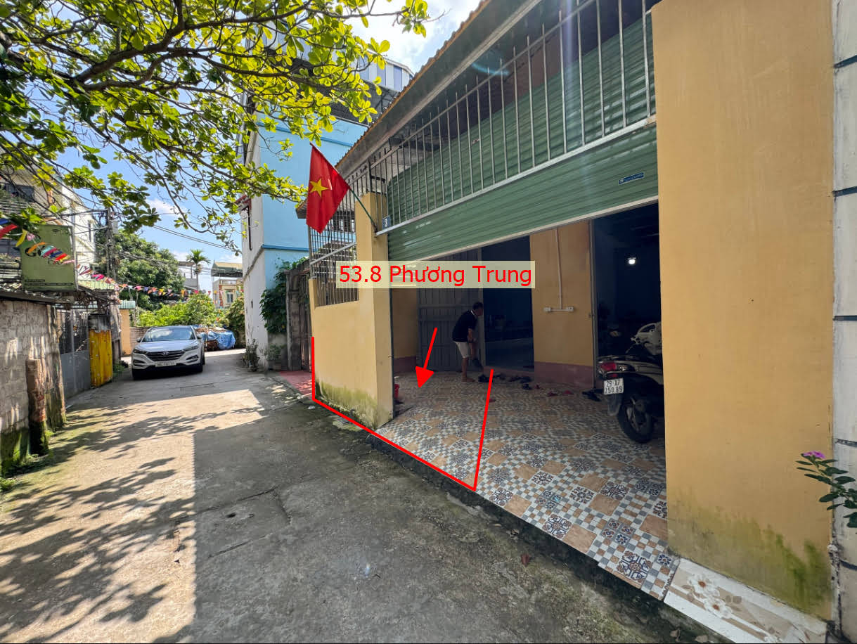 Hình ảnh Bán Đất Sẵn Nhà Cấp 4 Ô Tô Vào Tận Đất Ngay Sát Trục Chính Kinh Doanh Tại Phương Trung 