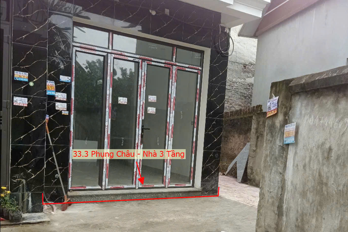 Hình ảnh Bán Căn Góc 2 Mặt Tiền 33.3M2 Tại Phụng Châu Gần Trục Liên Huyện - Nhà Thương Mại 3 Tầng Mới Xây