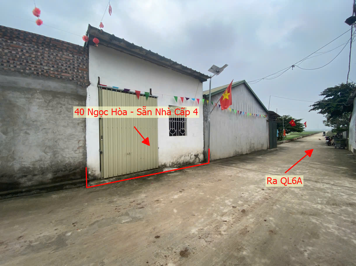 Hình ảnh Bán Đất Sẵn Nhà Cấp 4 Tại Ngọc Hòa Mặt Trục Kinh Doanh Thôn Ngay Gần KCN Phú Nghĩa Giá Chưa Đến Tỷ 