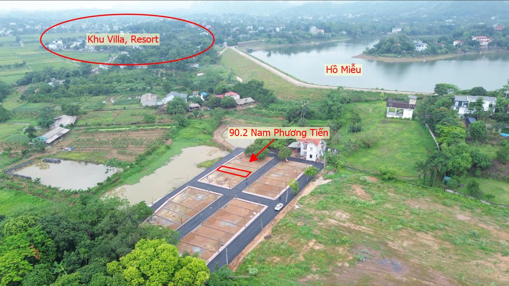 Hình ảnh Bất Động Sản Xuân Mai Bán Đất Phân Lô Khu Vực Nam Phương Tiến Sát Hồ Miễu Thoáng Mát Cạnh Khu Nghỉ Dưỡng La Saveur Hòa Bình