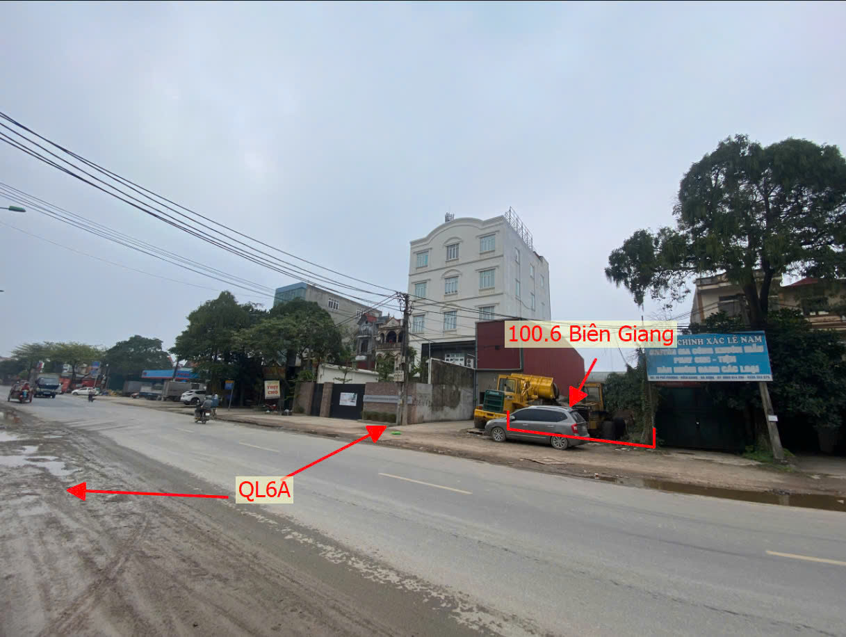 Hình ảnh Bán Thửa Đất 100.6m Tại Biên Giang Mặt Đường Kinh Doanh QL6A Cách Bến Xe Yên Nghĩa Chỉ Hơn 1km