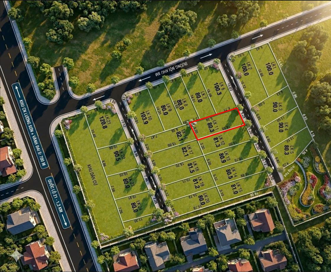 Hình ảnh Bất Động Sản Xuân Mai Bán Đất Phân Lô Khu Vực Thủy Xuân Tiên Ô Tô Đỗ Tận Đất Sát Trục Liên Xã Ngay Gần QL21A 