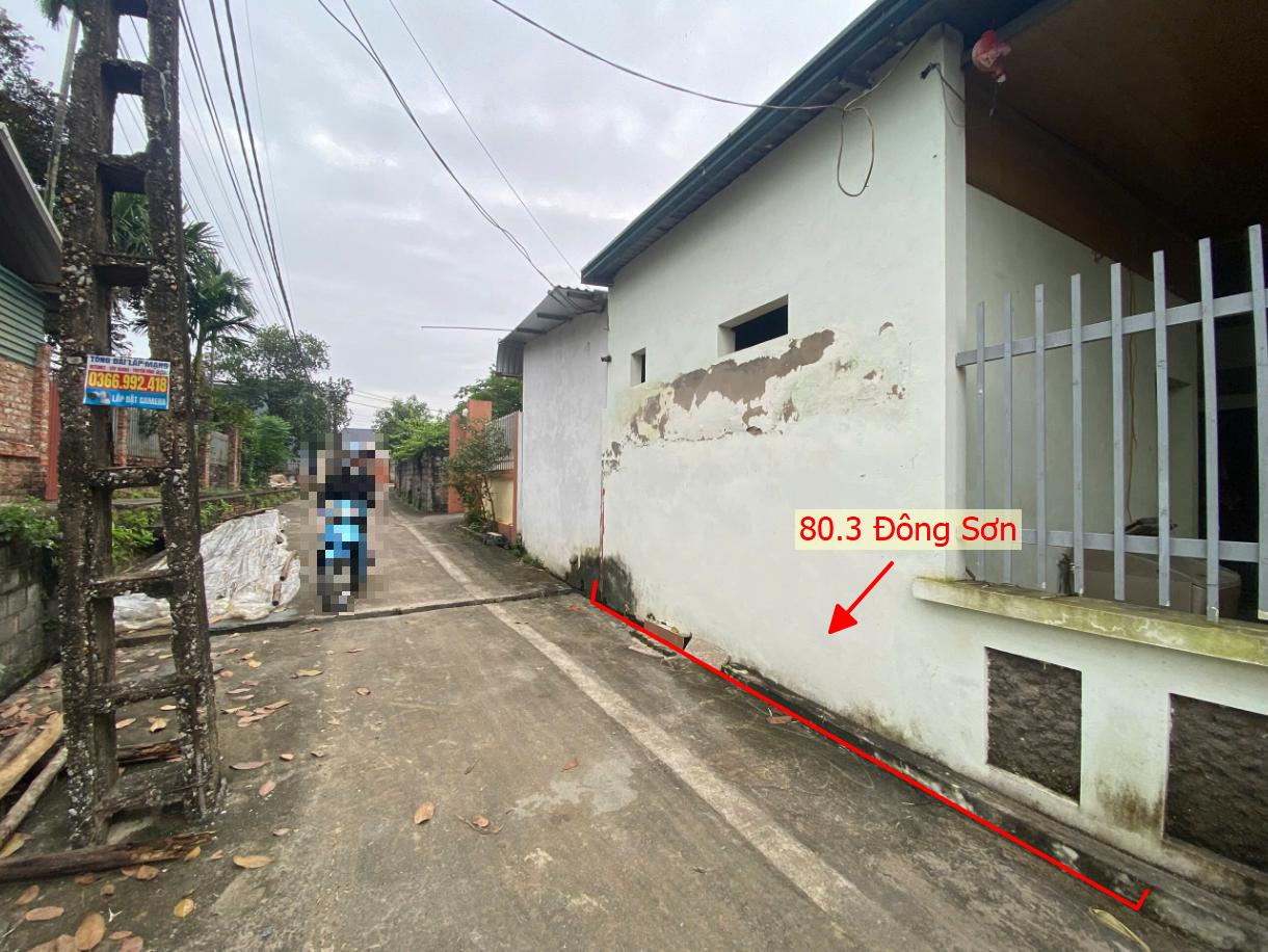 Hình ảnh Chủ Cắt Bán 80.3m Tại Đông Sơn Ô Tô Đỗ Tận Đất Sát Trục Chính Kinh Doanh Liên Xã 