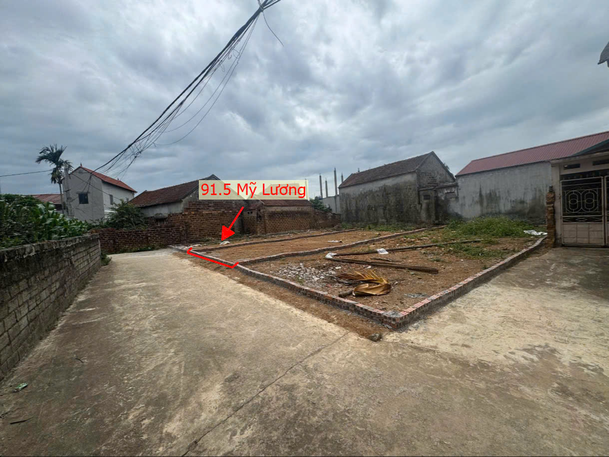 Hình ảnh Bán Thửa Đất 91.5m Full Thổ Cư Ngay Trung Tâm Xã Mỹ Lương Sát Trục Chính Liên Xã 