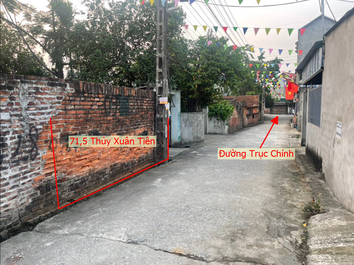 Hình ảnh Bán Đất Thủy Xuân Tiên Full Thổ Cư Sát QL6A Đang Mở Rộng Giá Nhỉnh Tỷ