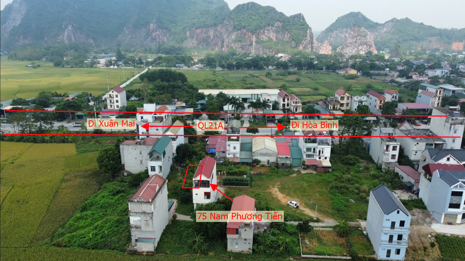 Hình ảnh Đất Đấu Giá Khu Lô 8 Chợ Cá Nam Phương Tiến Chương Mỹ Làn 2 QL21A Nằm Trong Quy Hoạch Đô Thị Vệ Tinh Xuân Mai