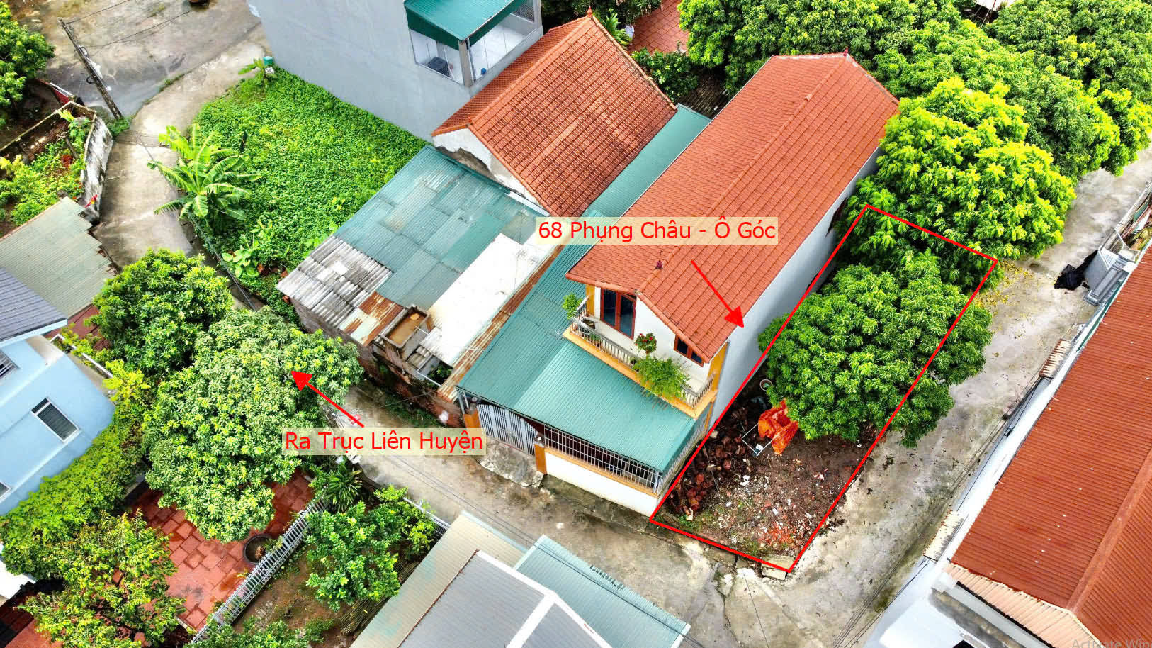 Hình ảnh Bán Lô Góc 2 Mặt Tiền Full Thổ Cư Ô Tô Vào Tận Đất Sát Trục Chính Liên Huyện Tại Phụng Châu 