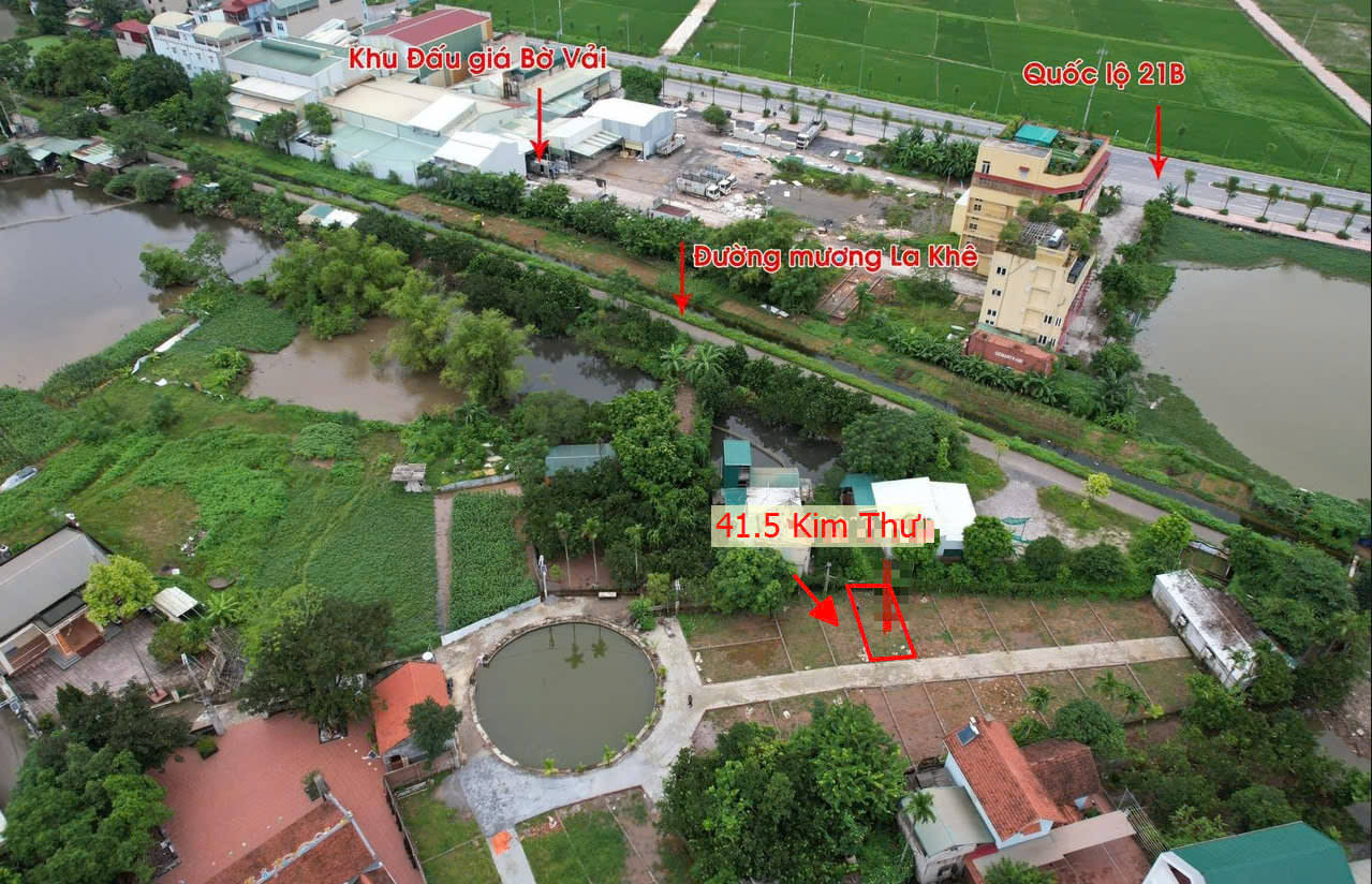 Hình ảnh Bán Đất Phân Lô 41.5m Tại Kim Thư Đường Ô Tô Chạy Sát Khu Đấu Giá Bờ Vải Cách QL21B Chỉ Vài Trăm Mét