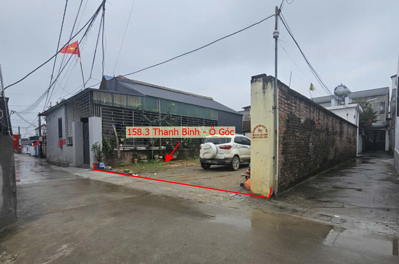 Hình ảnh Bán Lô Góc 2 Mặt Tiền Full Thổ Cư 158.3m Tại Thanh Bình Ô Tô Đỗ Tận Đất Sát Trục Chính Kinh Doanh