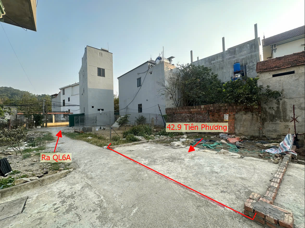 Hình ảnh Đất Phân Lô Tiên Phương Ô Tô Vào Tận Đất Gần QL6A Đang Triển Khải Mở Rộng Giá Chỉ Hơn 2 Tỷ 