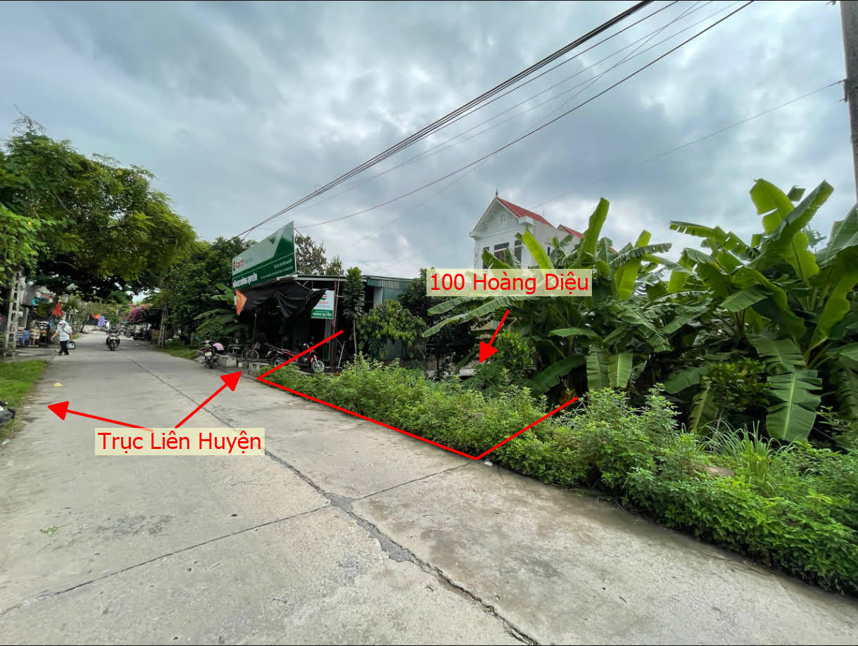 Hình ảnh Bán Đất Hoàng Diệu Full Thổ Cư Bám Mặt Đường Kinh Doanh Liên Huyện 