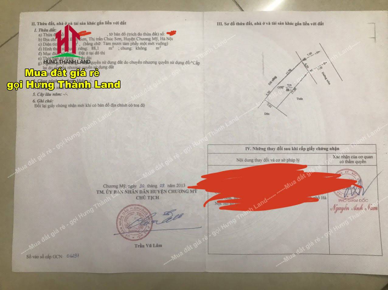 Hình ảnh Bán Thửa Đất Trung Tâm Hành Chính Huyện Chương Mỹ Trung Tâm Chợ Thị Trấn Chúc Sơn