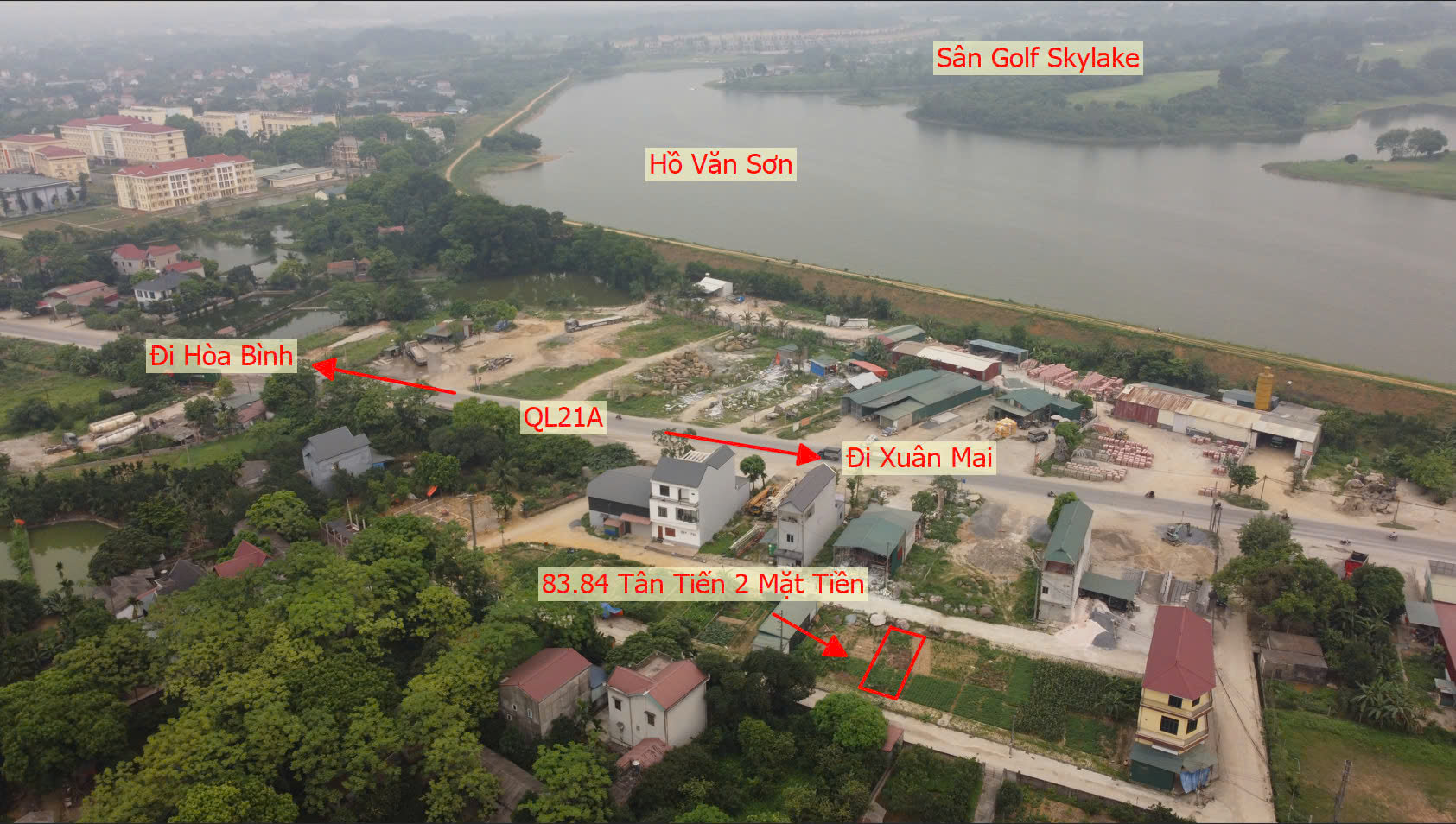 Hình ảnh Đất Đấu Giá Khu Kiến Trúc Xã Tân Tiến Làn 2 QL21A Đối Diện Hồ Văn Sơn Khu Nghỉ Dưỡng Sân Golf Skylake