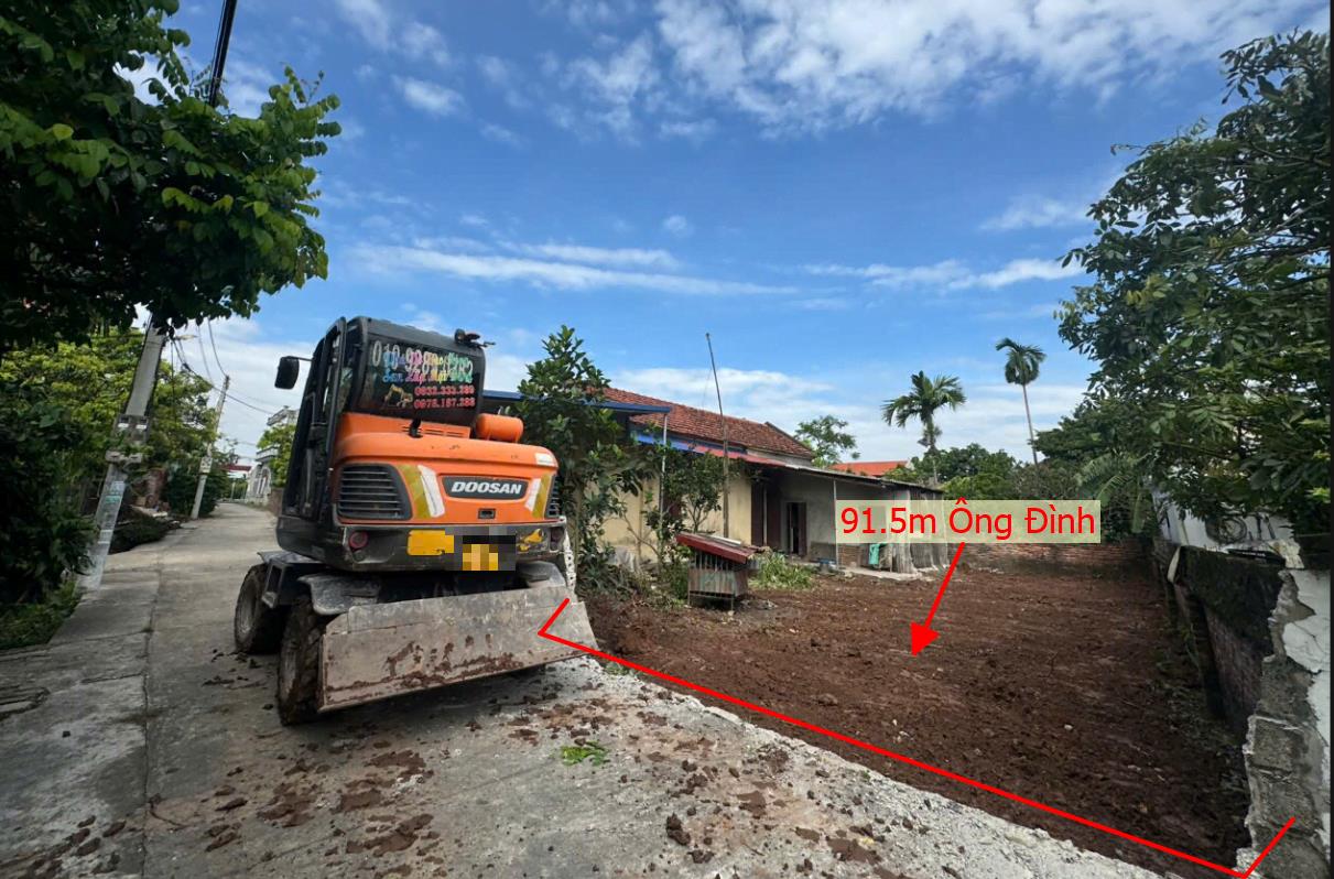 Hình ảnh Bán Lô Đất 91.5m Tại Ông Đình Khoái Châu Bám Đường Bê Tông Ô Tô Vào Tận Đất Dân Cư Đông Giá Đầu