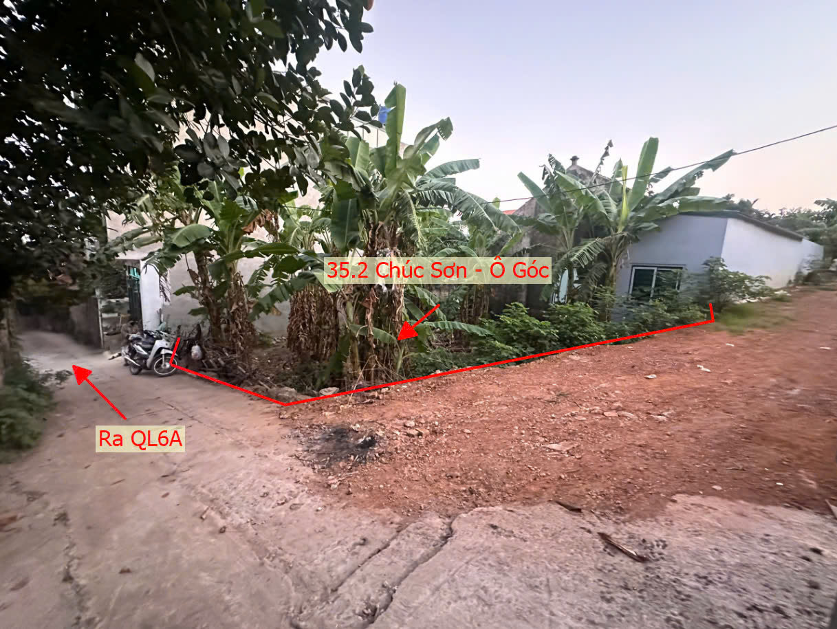 Hình ảnh Bán Lô Góc 2 Mặt Tiền Sát Trục Chính Liên Xã Tại Thị Trấn Chúc Sơn Gần Trung Tâm Hành Chính Huyện 