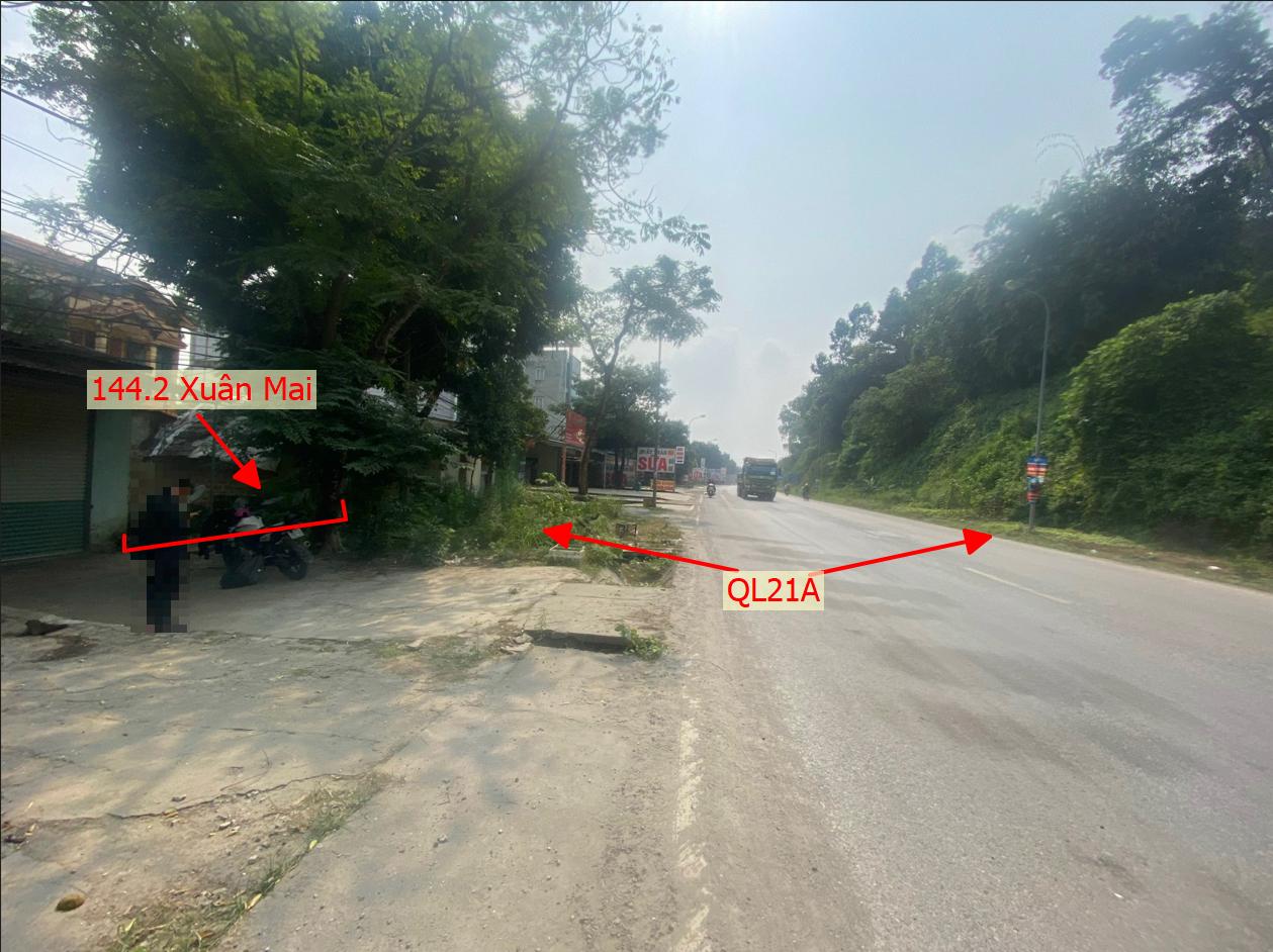 Hình ảnh Bán Thửa Đất 144.2m Tại Xuân Mai Mặt Đường Kinh Doanh QL21A Cách Ngã Tư Xuân Mai Chỉ Hơn Km