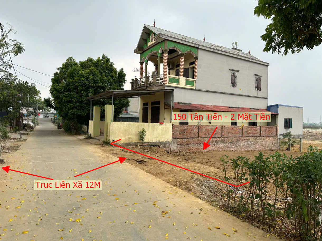 Hình ảnh Bán Thửa Đất 150m Tại Tân Tiến 2 Mặt Thoáng Bám Mặt Đường Liên Xã Rộng 12M Giá Nhỉnh 3 Tỷ