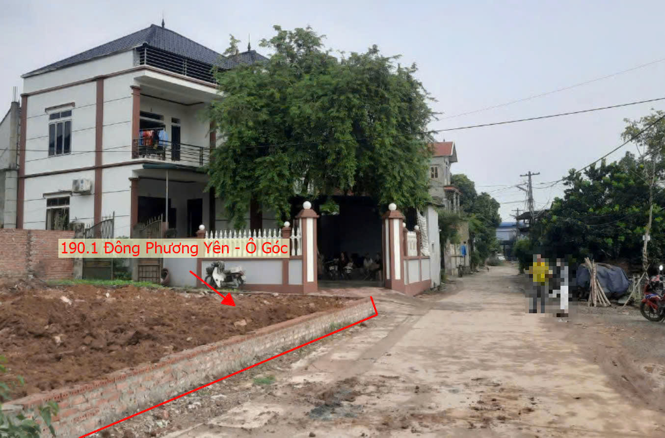 Hình ảnh Bán Lô Góc 3 Mặt Tiền 190.1M2 Tại Đông Phương Yên Chương Mỹ Mặt Trục Kinh Doanh Gần QL6A 