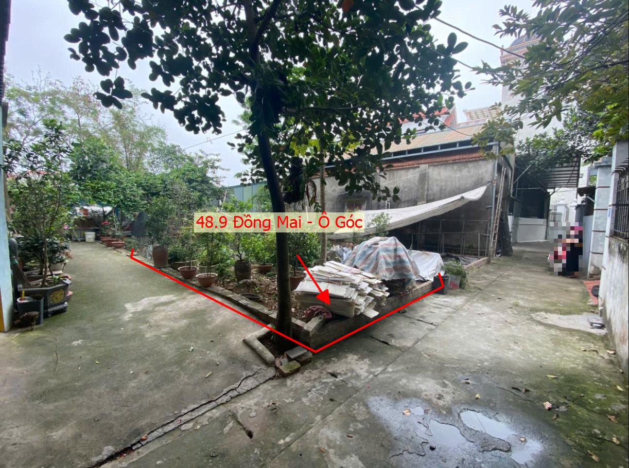 Hình ảnh Bán Lô Góc 2 Mặt Thoáng 48.9m Tại Đồng Mai Ngay Gần Khu Dịch Vụ Sinh Thái Phường Đồng Mai 