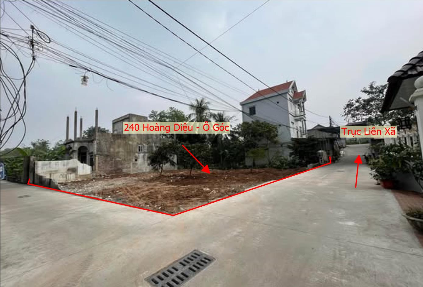 Hình ảnh Bán Lô Góc 3 Mặt Thoáng 240m Tại Hoàng Diệu Thuộc Làn 2 Trục Kinh Doanh Liên Xã Đê Đáy 