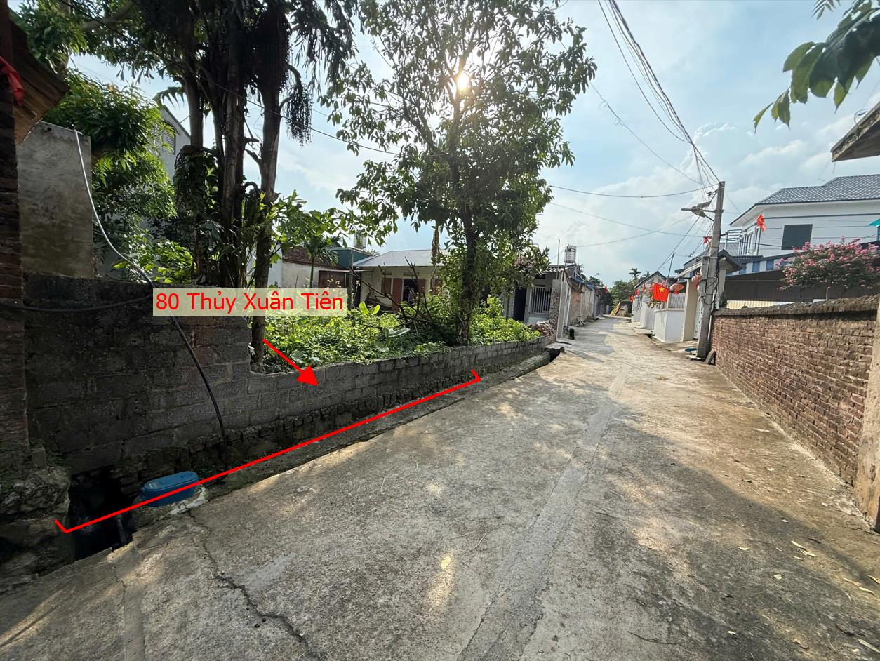 Hình ảnh Đất Phân Lô Xã Thủy Xuân Tiên Ô  Tô Đỗ Tận Đất Ngay Trung Tâm Hành Chính Xã Thủy Xuân Tiên 