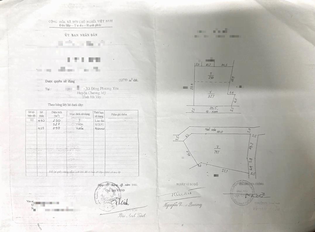 Hình ảnh Bán Lô Góc 2 Mặt Tiền 797m Tại Đông Phương Yên Sát Trục Kinh Doanh Liên Xã Gần Ql6A Đang Mở Rộng