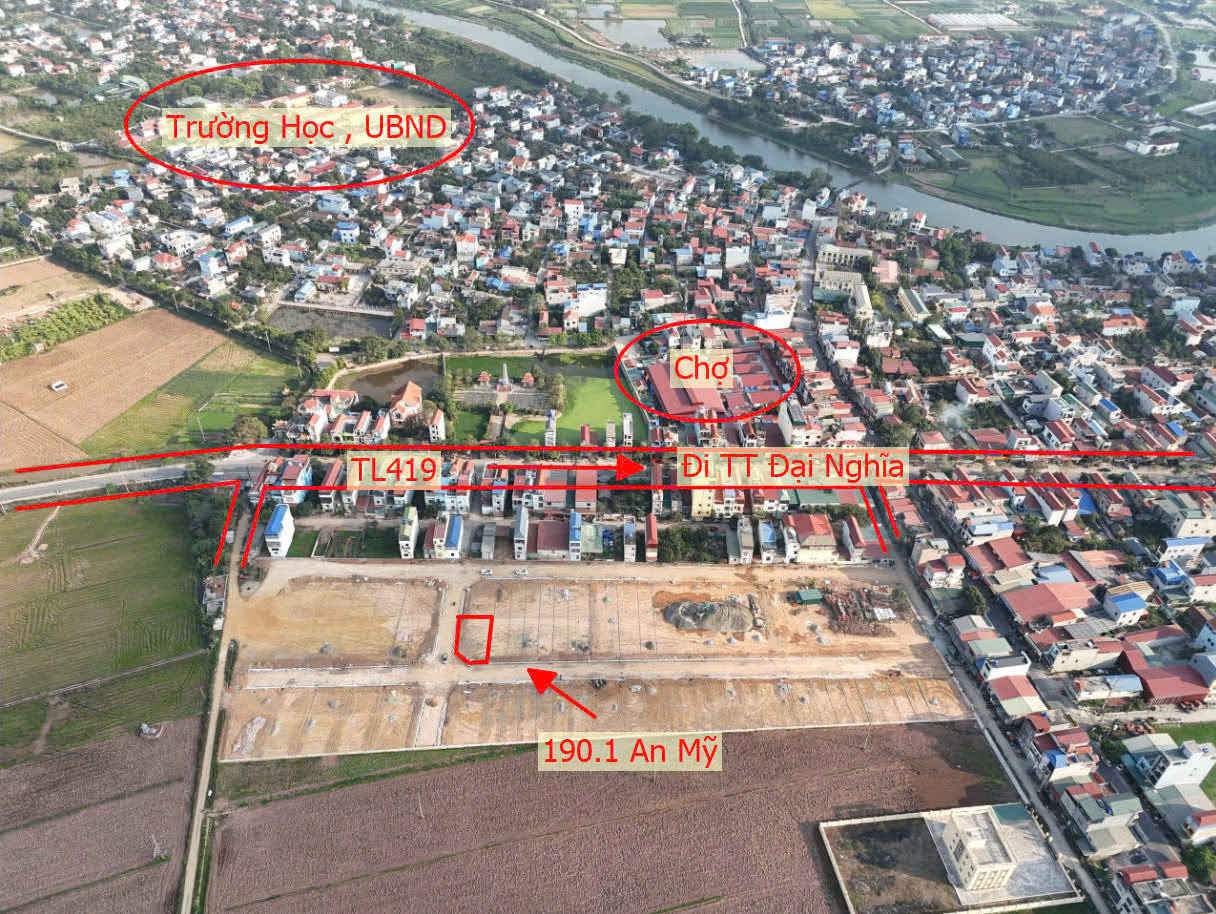 Hình ảnh Bán Lô Góc 2 Mặt Tiền Đường Ô Tô Tránh Sát TL419 Ngay Gần Trung Tâm Hành Chính Xã An Mỹ 