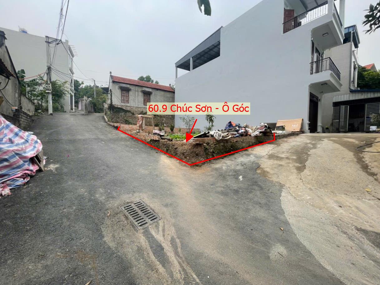 Hình ảnh Bán Lô Góc 2 Mặt Thoáng Full Thổ Cư 60.9m Tại Chúc Sơn Đường Thông Ô Tô Gần Hồ Ninh Sơn Thoáng Mát