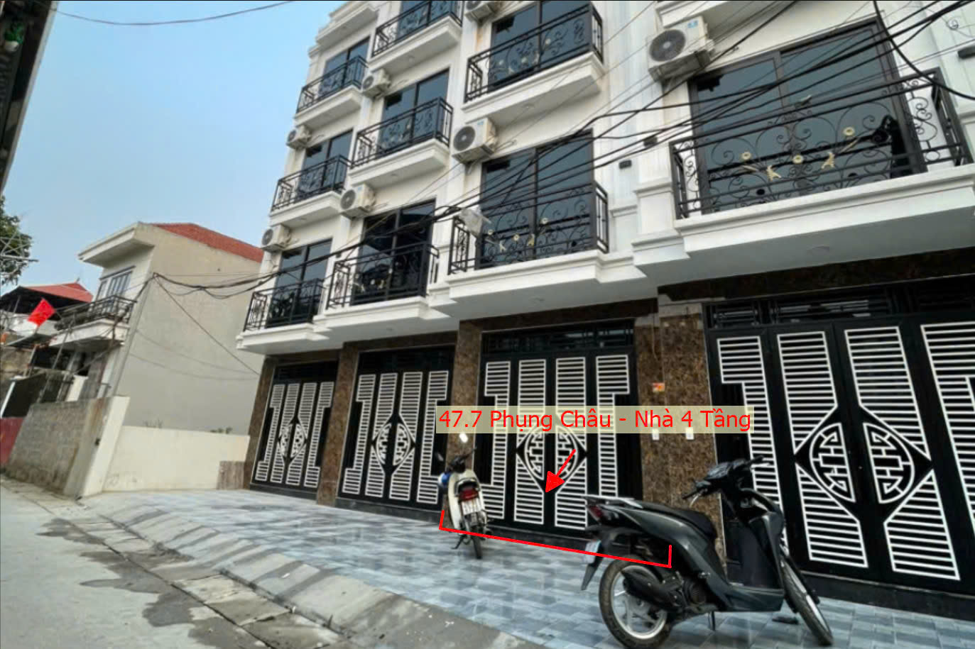 Hình ảnh Bán Nhà 4 Tầng Ô Tô Đỗ Tận Cửa 47.7m Tại Phụng Châu Chương Mỹ - Nhà Thương Mai Xã Phụng Châu