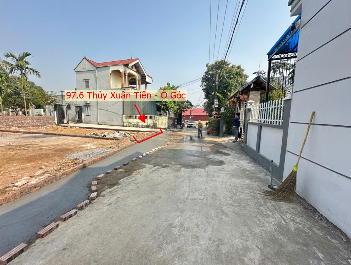 Hình ảnh Bán Lô Góc 2 Mặt Thoáng 97.6m Tại Thủy Xuân Tiên Đường Thông Ô Tô Sát Trục Chính Kinh Doanh Liên Xã