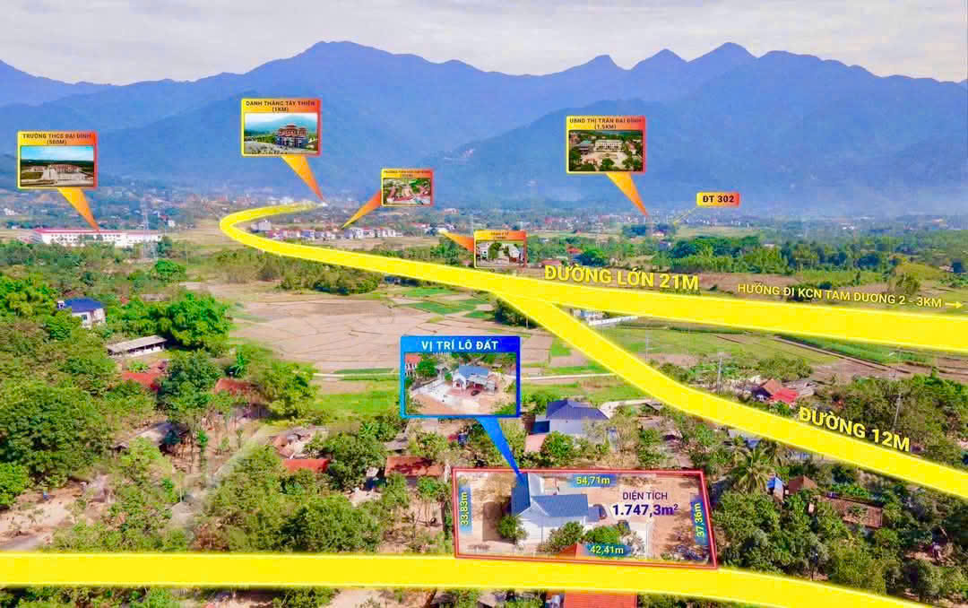 Hình ảnh Bán Thửa Đất 1767m Đã Sẵn Nhà Tại TT Đại Đình Phù Hợp Làm Nghỉ Dưỡng Xunh Quanh Đầy Đủ Tiện Ích