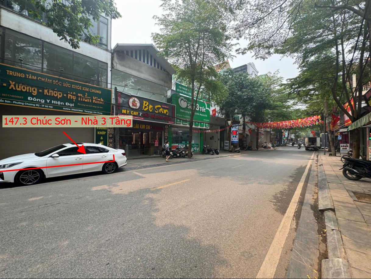 Hình ảnh Bất Động Sản Chương Mỹ Bán Nhà 3 Tầng Tại Chúc Sơn Mặt Đường Kinh Doanh Cách QL6A Chỉ Vài Bước Chân