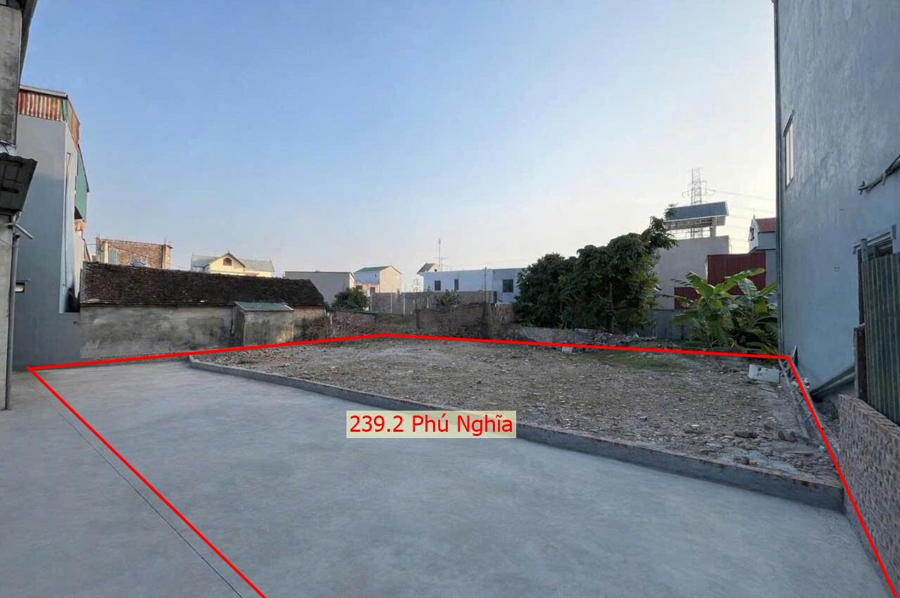 Hình ảnh Bán Đất Full Thổ Cư 239.2m Tại Phú Nghĩa Sát Mặt Đường Kinh Doanh Gần Cụm KCN Phú Nghĩa, QL6A