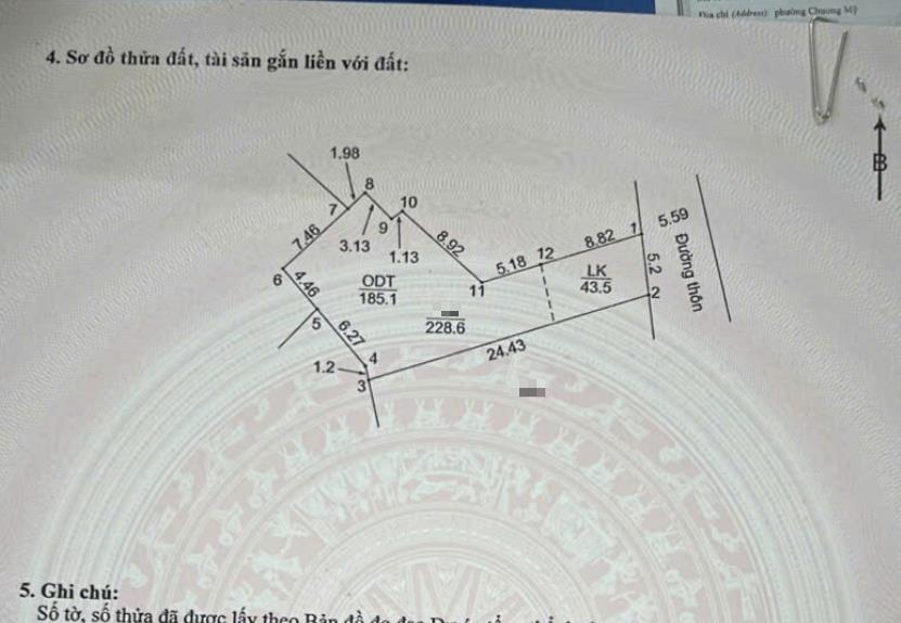 Hình ảnh Bất Động Sản Chương Mỹ Bán Đất Khu Vực Phụng Châu Ô Tô Đỗ Tận Đất Sát Trục Chính Kinh Doanh Liên Xã 