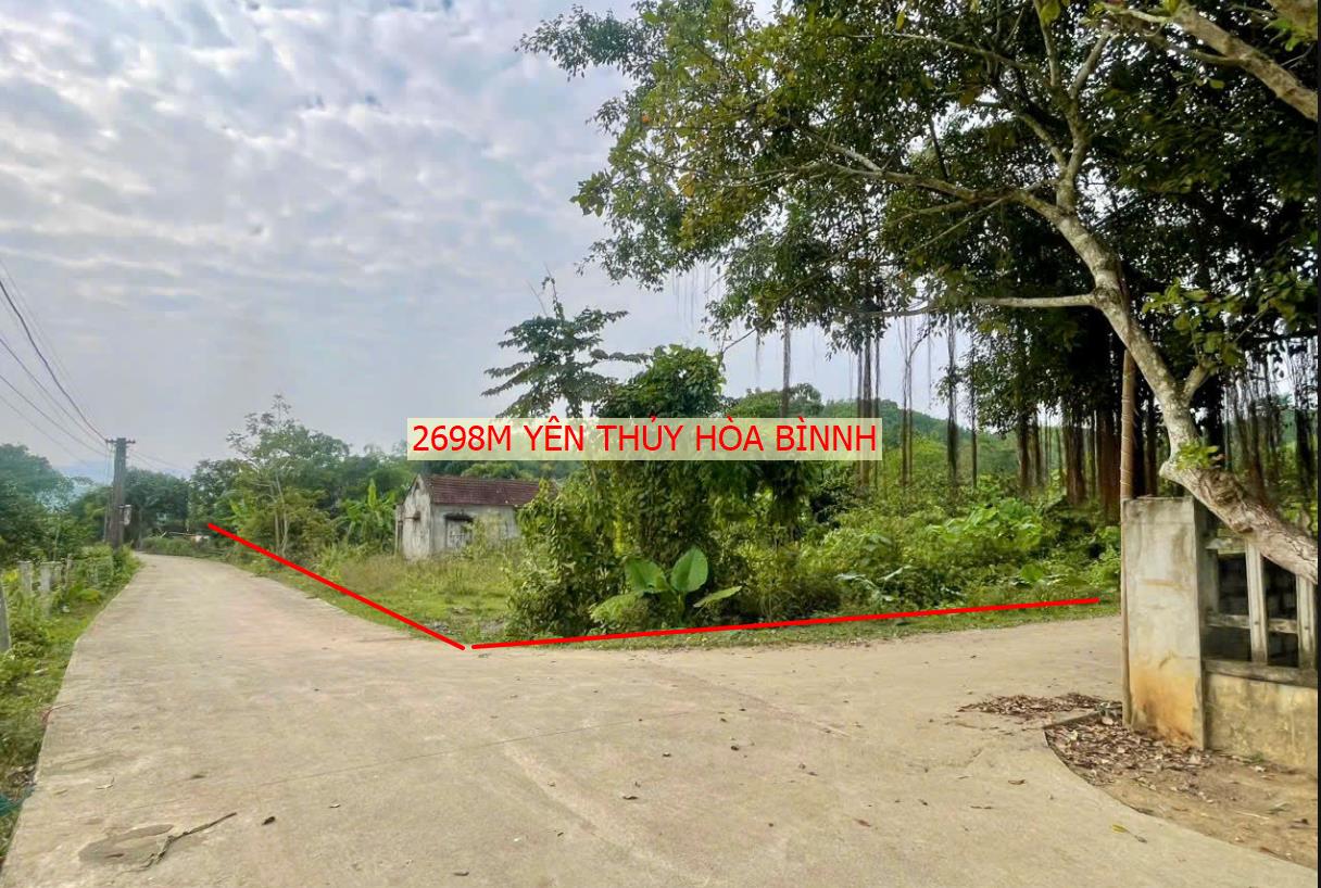 Hình ảnh Bán Lô đất Nghỉ Dưỡng Hơn 2000m Tại Yên Thủy Hòa Bình Mặt Tiền 50m Bám Đường Bê Tông View Thoáng Mát