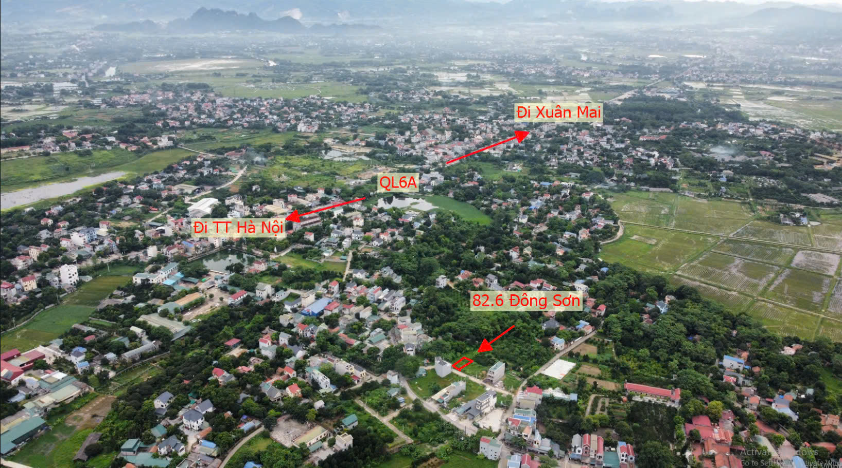 Hình ảnh Bán Đất Đông Sơn Thuộc Khu Đấu Giá Xã Đông Sơn Ngay Gần QL6A Đang Triển Khai Mở Rộng