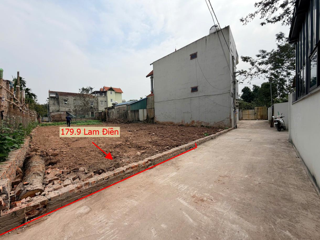 Hình ảnh Bán Đất Phân Lô Lam Điền 179.9m Cách Đường Kinh Doanh Liên Xã Chỉ Vài Bước Chân