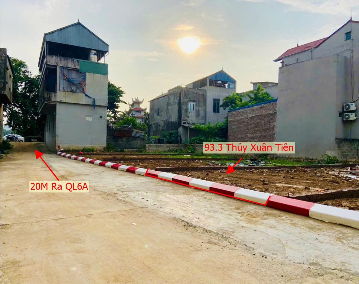 Hình ảnh Bất Động Sản Xuân Mai Bán Đất Phân Lô Khu Vực Thủy Xuân Tiên Đường Thông Ô Tô Cách QL6A Đang Mở Rộng Chỉ Vài Bước Chân
