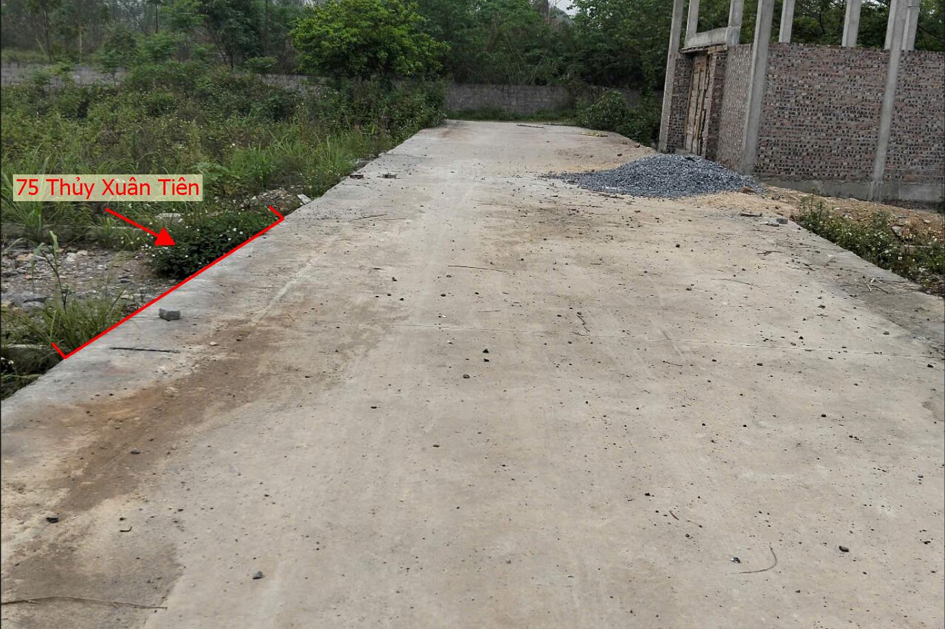 Hình ảnh Bán Thửa Đất 75m Tại Thủy Xuân Tiên Ô Tô Đỗ Tận Đất Ngay Gần Mặt Đường Kinh Doanh QL21A 