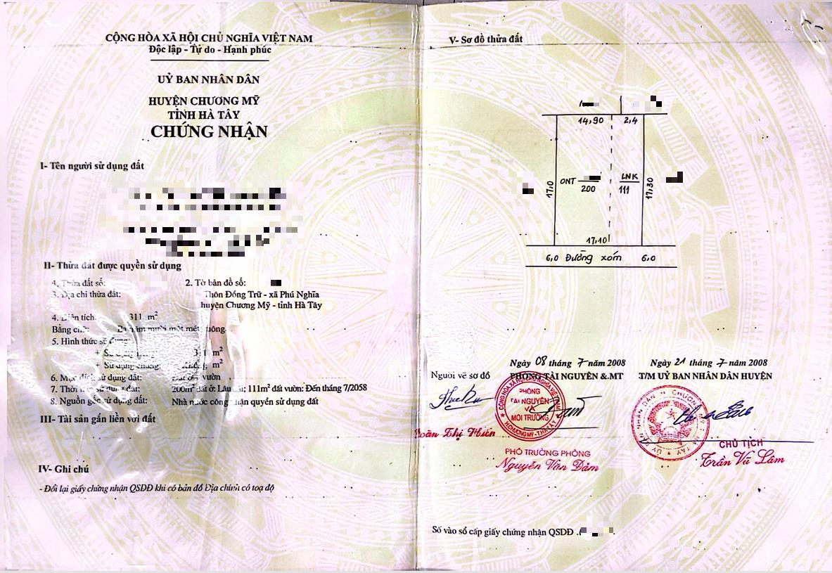 Hình ảnh Bán Thửa Đất 311m Tại Phú Nghĩa Mặt Trục Kinh Doanh Thôn Cạnh Cụm KCN Phú Nghĩa
