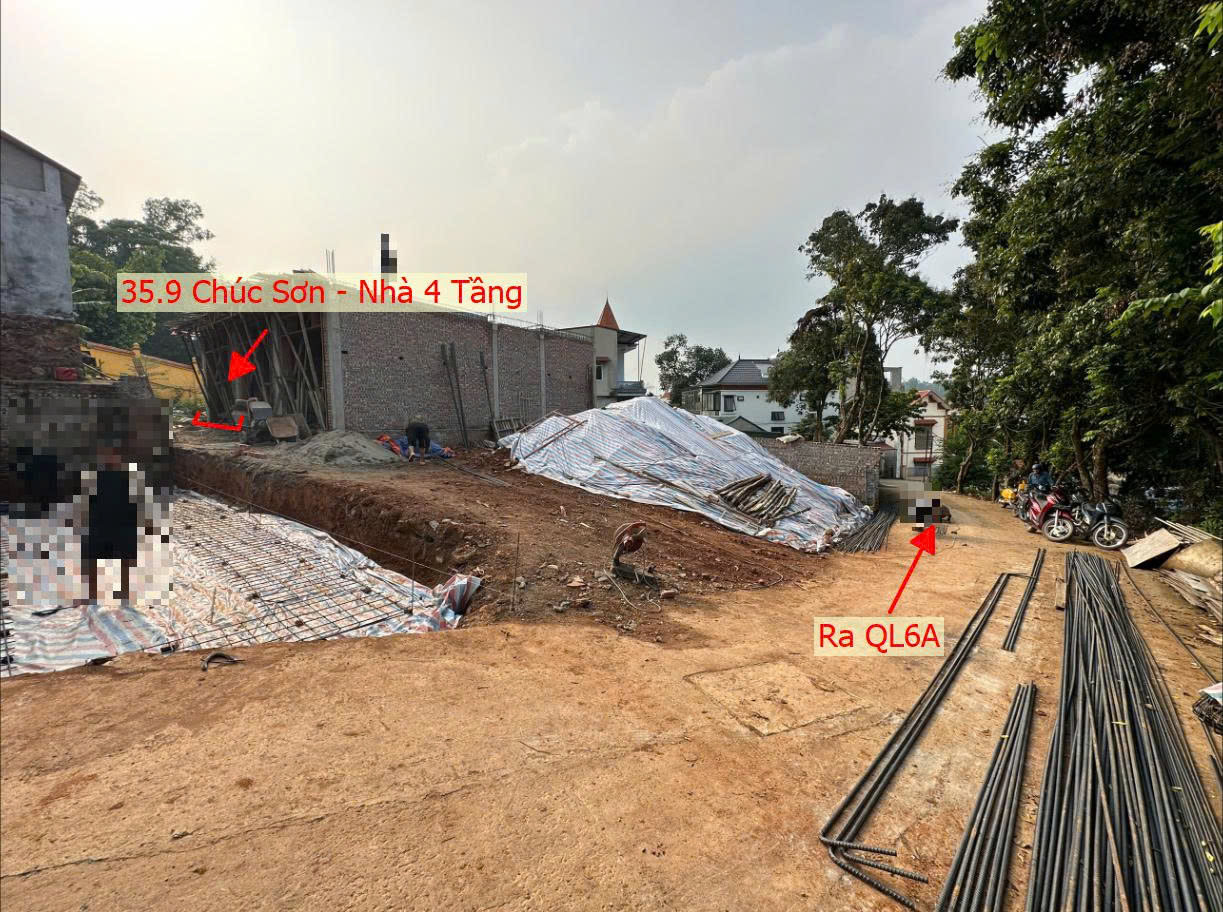 Hình ảnh Bán Nhà Thương Mại Tại Thị Trấn Chúc Sơn Ngay Sau Chi Cục Thuế Huyện Chương Mỹ Gần QL6A
