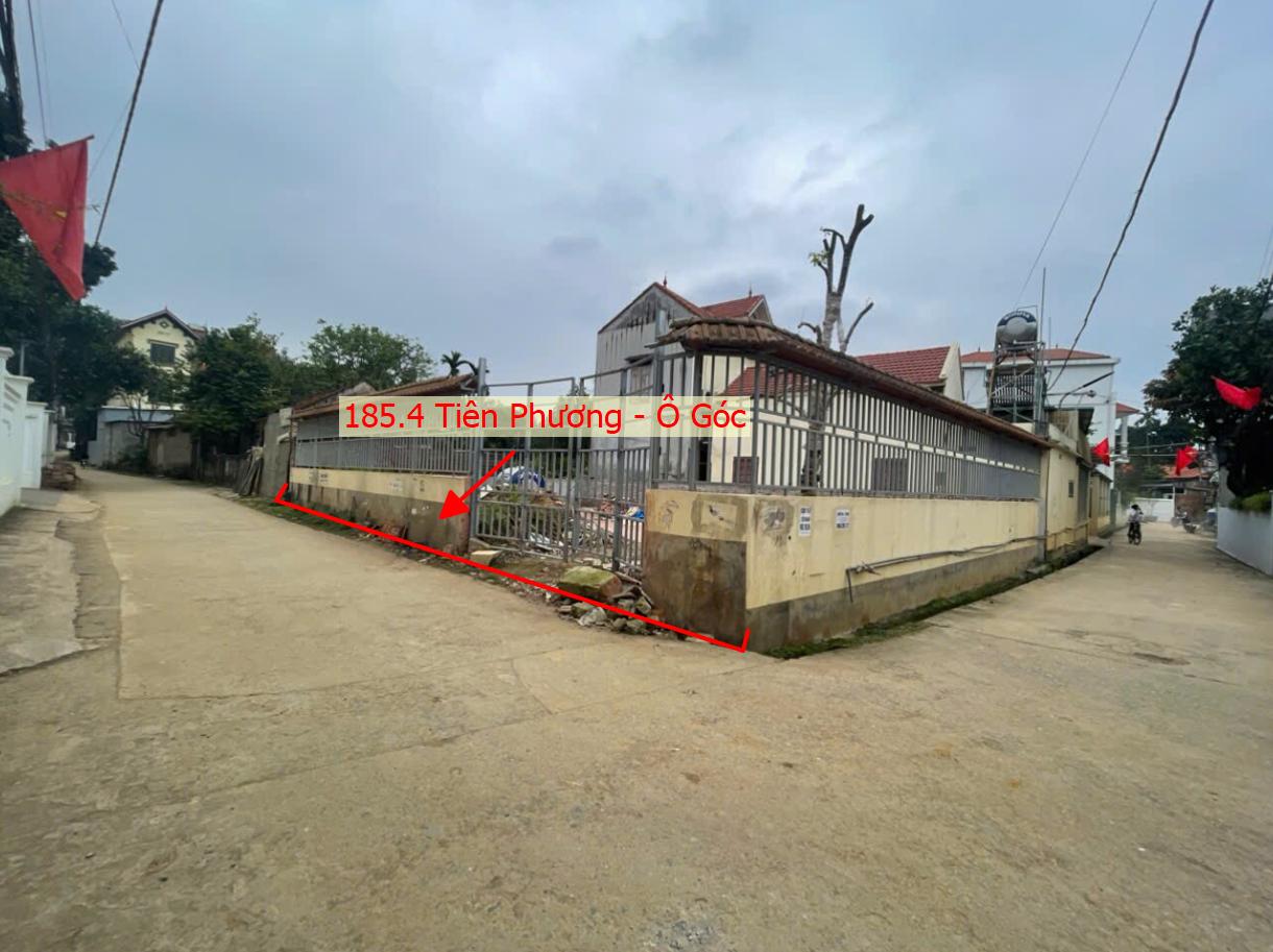 Hình ảnh Bán Lô Góc 2 Mặt Thoáng 185.4m Tại Tiên Phương Đường Ô Tô Tránh Gần QL6A Đang Triển Khai Mở Rộng