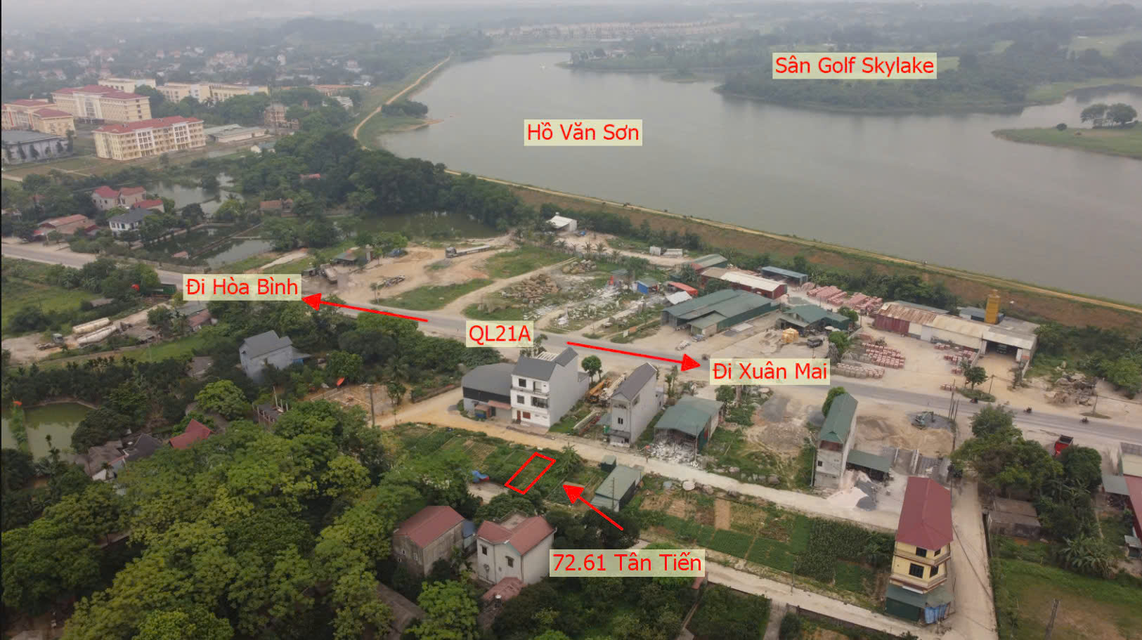 Hình ảnh Đất Đấu Giá Khu Kiến Trúc Xã Tân Tiến Làn 2 QL21A Đối Diện Hồ Văn Sơn Khu Nghỉ Dưỡng Sân Golf Skylake