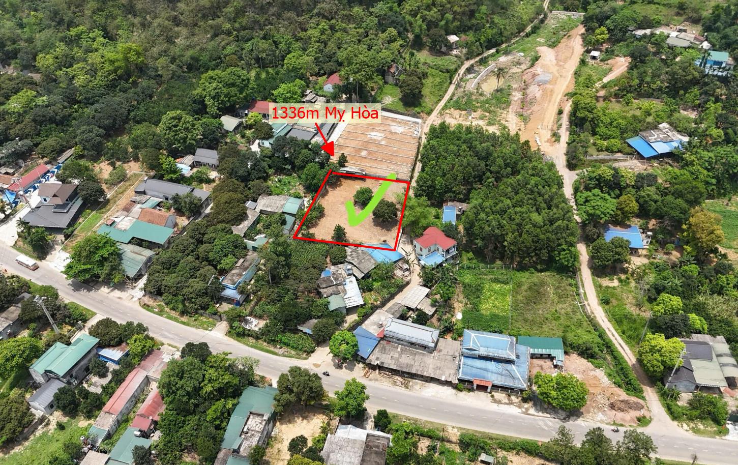 Hình ảnh Bán Lô Đất 1336m Tại Mỵ Hòa Kim Bôi Bám Đường Bê Tông Dân Cư Đông Đúc View Núi Thoáng Mát Giá Đầu Tư