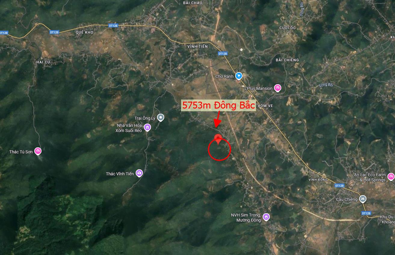 Hình ảnh Bán Lô Đất 5753m Tại Đông Bắc Kim Bôi Đất Rừng Sản Xuất Bám Đường Bê Tông Ô Tô Vào Tận Đất Bám Suối Giá Đầu Tư