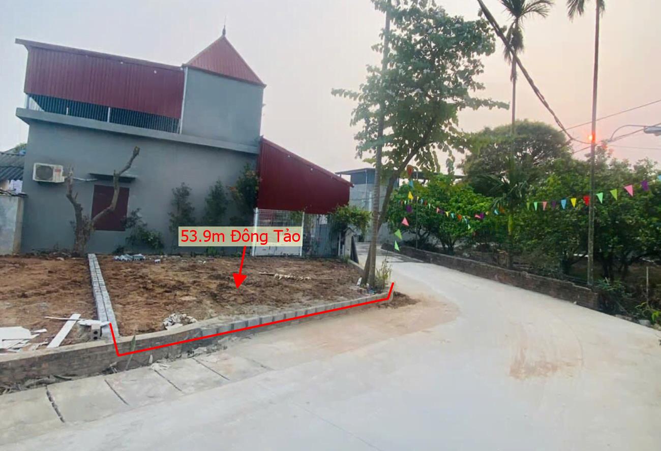 Hình ảnh Bán Lô Đất 53.9m Tại Đông Tảo Khoái Châu Bám Đường Bê Tông Ô Tô Vào Tận Đất Dân Cư Đông Đúc Gần Chợ Trường Ủy Ban Giá Đầu Tư