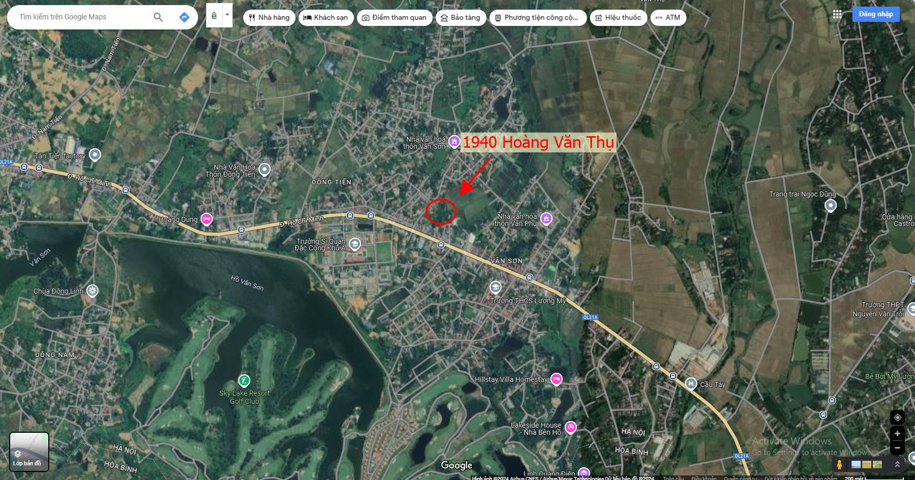 Hình ảnh Bán Đất Hoàng Văn Thụ Sát QL21A Gần Hồ Văn Sơn Khu Nghỉ Dưỡng Skylake