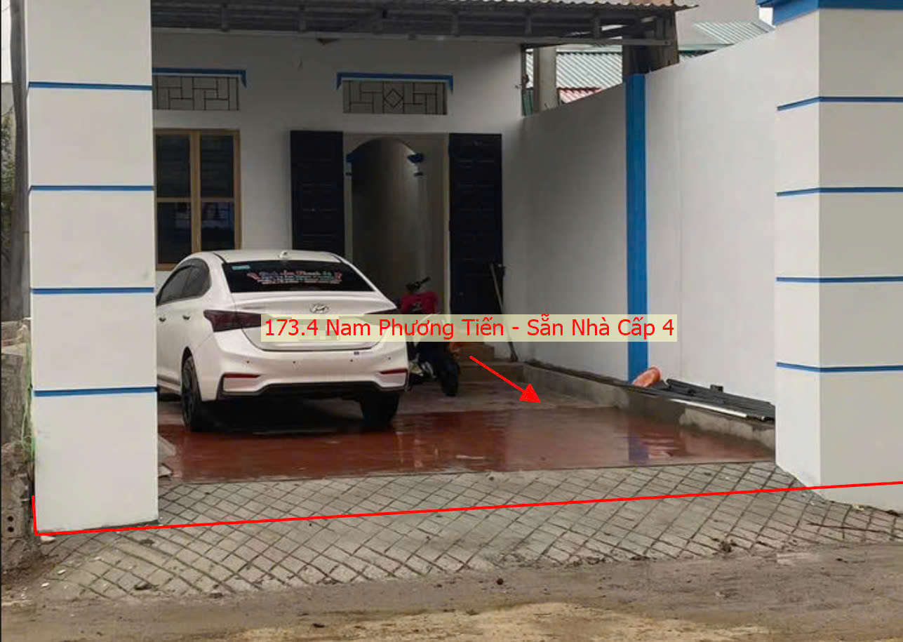 Hình ảnh Bán Đất Tặng Nhà Cấp 4 173.4m Tại Nam Phương Tiến Ô Tô Đỗ Tận Cửa Gần Trục Kinh Doanh Liên Xã 